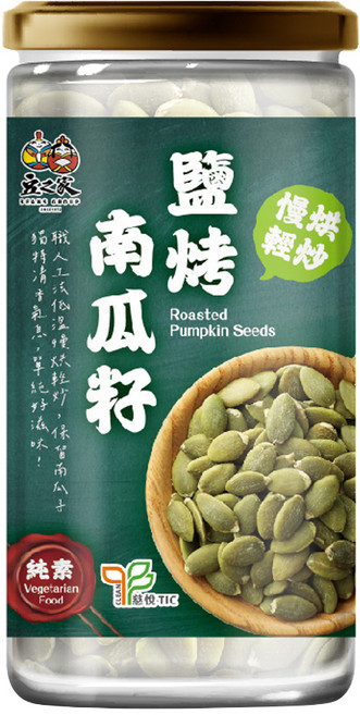 TRYGOODZ 翠菓子 豆之家 鹽烤南瓜籽, 210g, 1罐