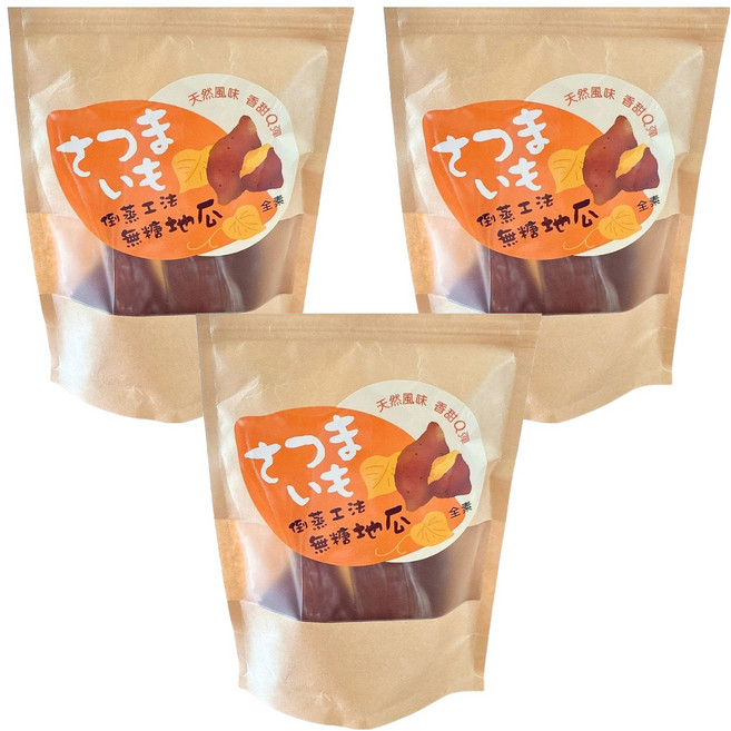 無糖地瓜, 3個, 240g