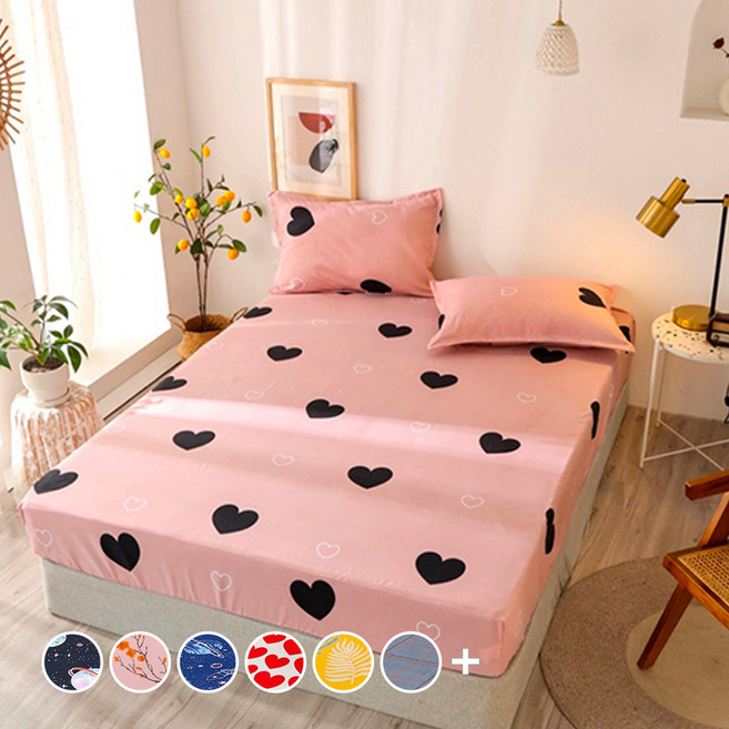 에어 그래픽 패턴 매트리스커버