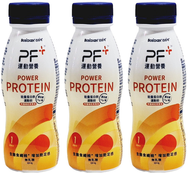 PF 運動營養 能量蛋白飲 阿薩姆奶茶風味, 310ml, 3瓶