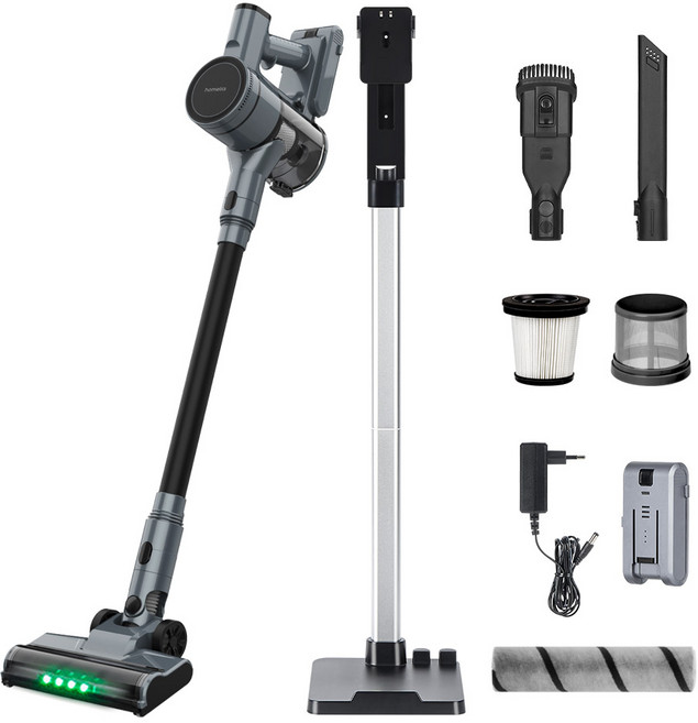 홈리아 더스트제로 BLDC 무선 청소기 220BL, 블랙, HA-220BL-BLACK