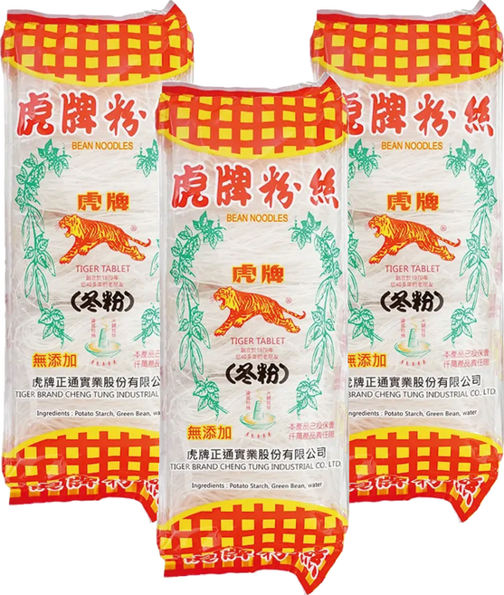 TIGER FOOD 虎牌 冬粉 粉絲, 380g, 3包