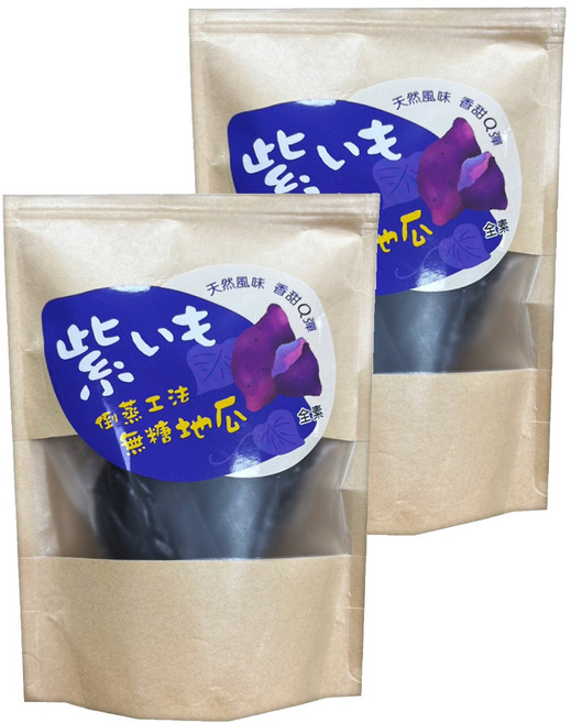 無糖地瓜 紫薯, 2個, 240g