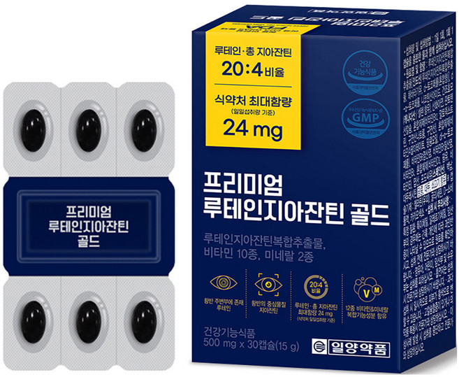일양약품 프리미엄 루테인지아잔틴 골드, 1개, 15g