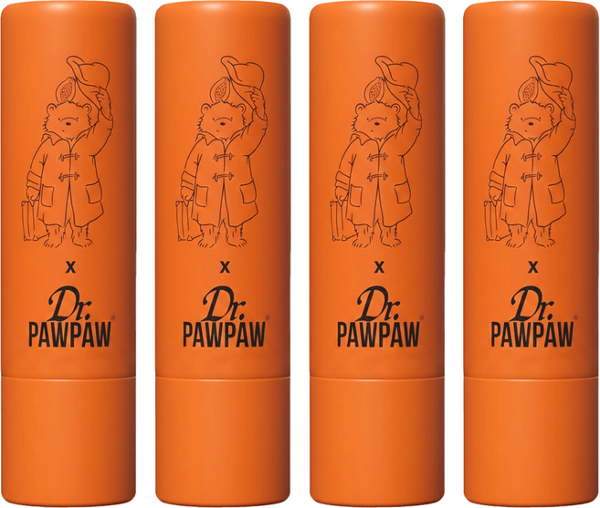 Dr.PAWPAW 台灣公司貨 柏靈頓熊 甜橙果醬(英國木瓜霜 護唇膏 Paddington), 4g, 4個, 透明色