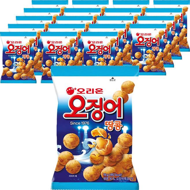 오징어땅콩, 98g, 20개