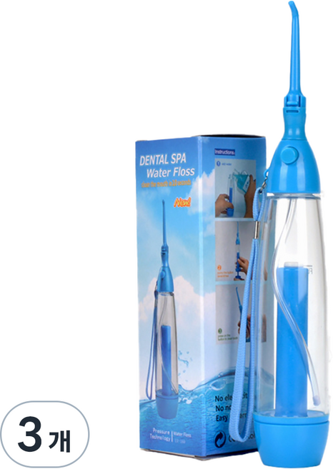 모도리리빙 덴탈스파 이물질 제거 구강세정기, 3개