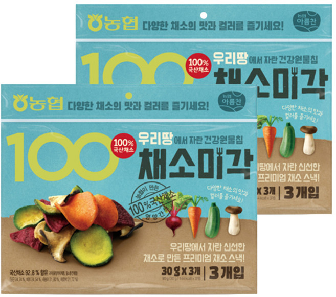 농협 아름찬 채소미각 3p, 90g, 2개