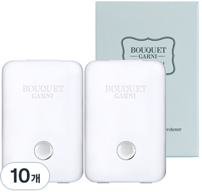 부케가르니 화장실 퍼퓸 탈취제 소프트코튼 본품, 8ml, 10개