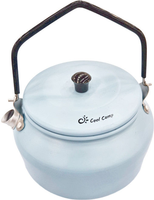 COOL CAMP 鋁合金水壺, 900ml, 天藍色, 1個