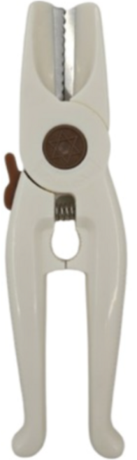 영신키친하우스 밤가위, 화이트 + 브라운, 1개