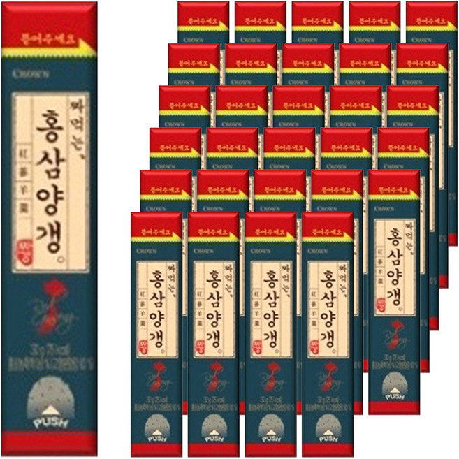 크라운 짜먹는 홍삼 양갱, 150g, 6개