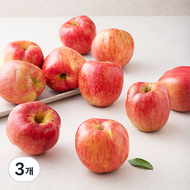 가족 못난이 사과, 2kg(랜덤과), 3개