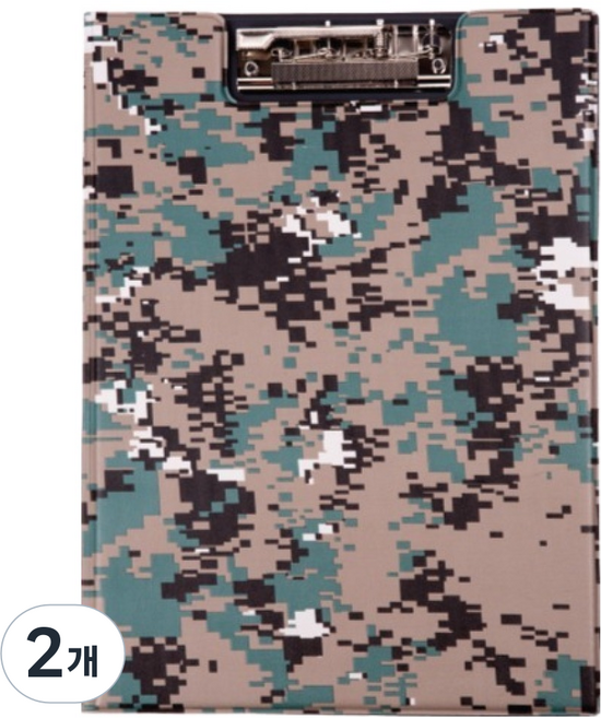 문화산업 군용 리포트화일 A4 M630-71, 디지털무늬, 2개