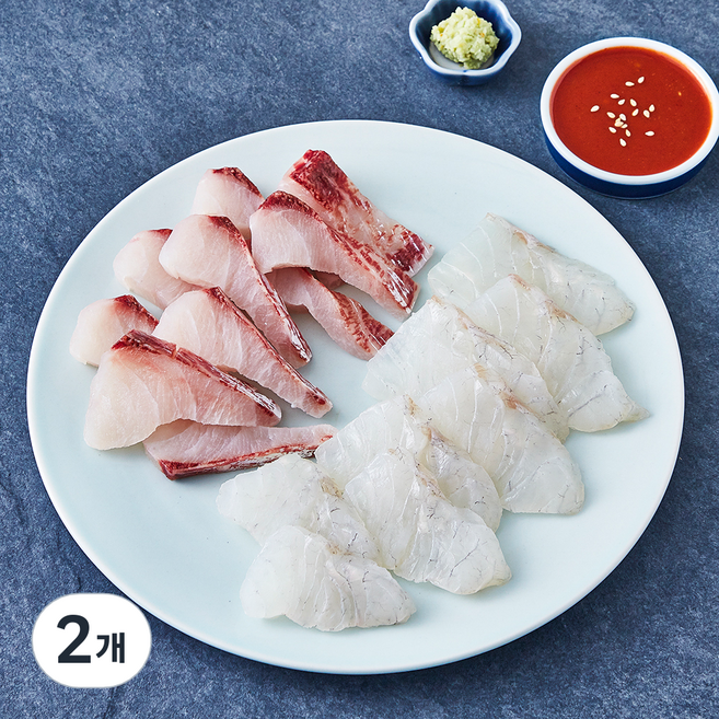 굿모닝씨푸드 숭어 농어회 (냉장), 2개, 200g