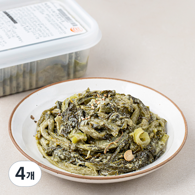 더반찬 시래기된장지짐, 4개, 250g