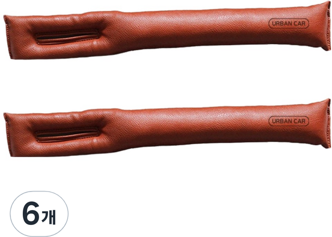 어반카 차량용 틈새쿠션, 브라운, 6개