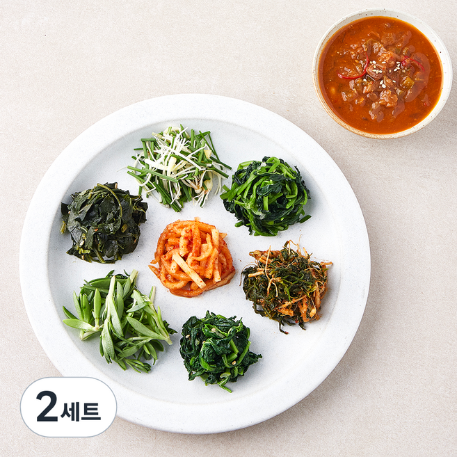 정미경키친 봄나물 비빔 세트 220g, 2세트