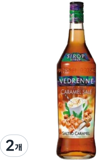 베드렌 솔티드 카라멜 시럽, 2개, 1L