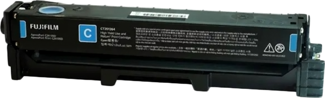 FUJIFILM 富士 原廠原裝高容量碳粉 4.5K CT351264 AC2410/APC2410/C2410SD適用, 藍色, 1個