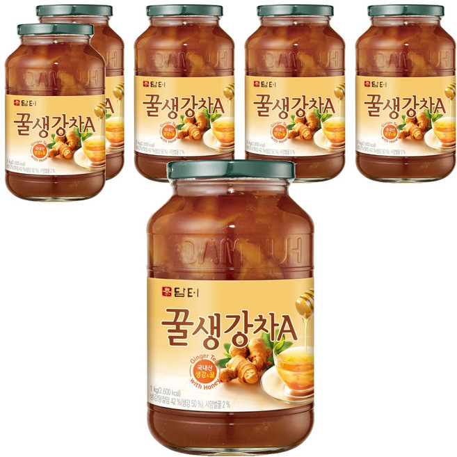 담터 꿀생강차A, 1kg, 1개입, 6개
