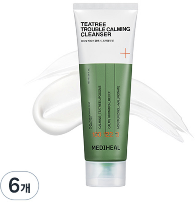 메디힐 티트리 트러블진정 클렌징폼, 120ml, 6개