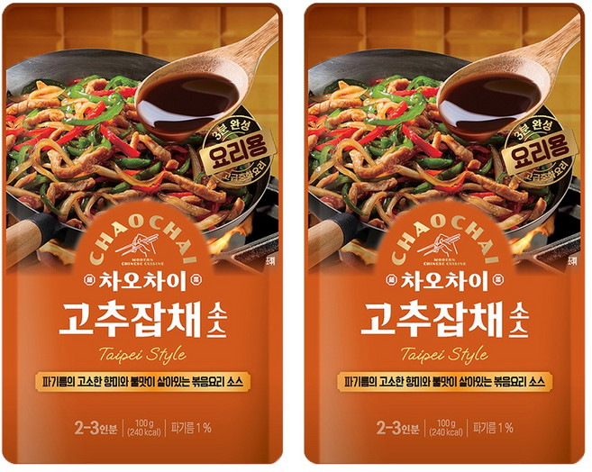 차오차이 고추잡채 소스, 100g, 2개