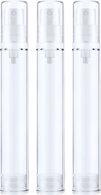 台灣 COSMOS AS 乳液真空瓶 15ml, 透明色, 3個