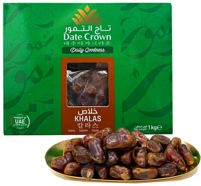데이트크라운 칼라스 대추야자, 1kg, 1개 - 쿠팡