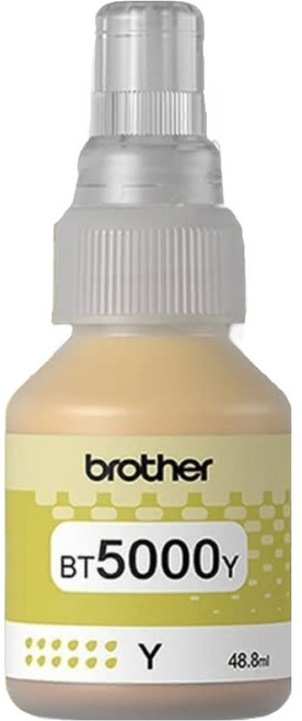 brother 兄弟牌 噴墨複合機墨水補充瓶 BT5000Y 48.8ml, 1瓶, 黃色
