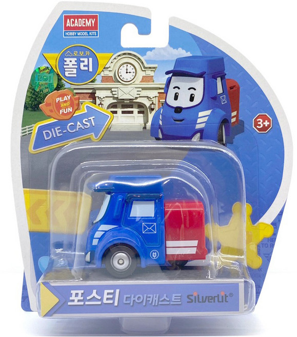 아카데미과학 로보카폴리 다이캐스팅 작동완구, 포스티, 1개