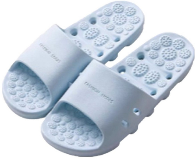 보니토리 발마사지 지압슬리퍼 파스텔 240, 라이트블루, 1개