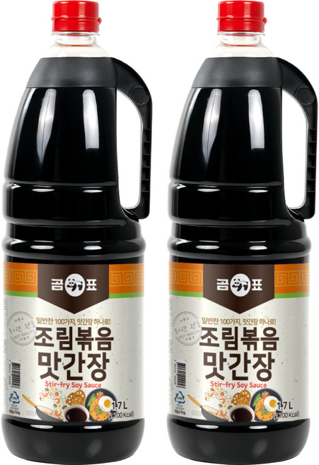Gompyo 조림볶음 맛간장, 2개, 1.7L
