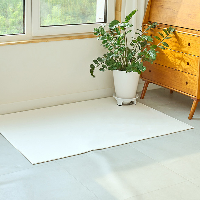 리포소 반려동물 양면 PVC 미끄럼방지 접이식 롤링매트, 웜러그 + 쿨러그, 1개