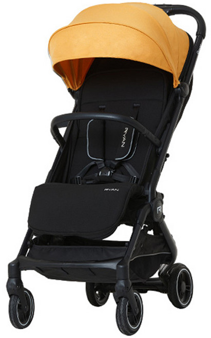 리안 레브 오토폴딩 휴대용 유모차, 레몬 옐로우