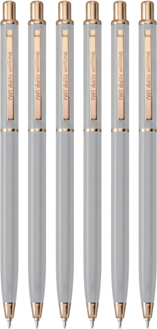 IWI 蒙恬 DAILY WRITING 中性筆 0.5mm, 暖灰, 6支