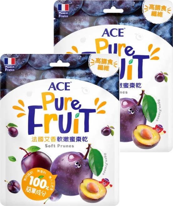 ACE 法國艾香軟嫩蜜棗乾, 180g, 2包