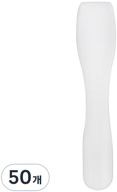 코살루 세타필 바디크림 뚜껑용 스푼 스페츌라 스푼, 50개