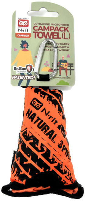 엔릿 삼각형 캠팩 타올 대형 58 x 64 cm, 오렌지, 1개