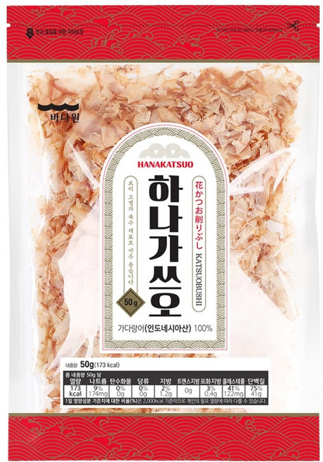 바다원 하나가쓰오부시, 50g, 1개