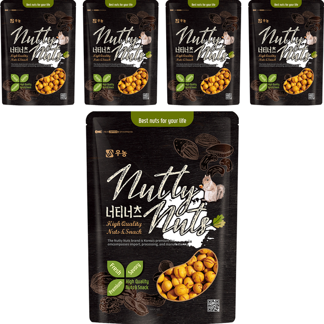 우농 꼬마 오징어땅콩, 500g, 5개