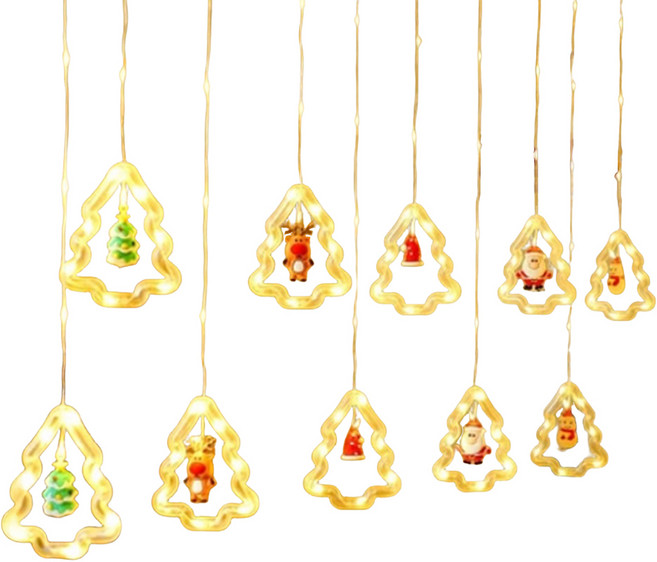 LED聖誕樹冰條燈 300 x 60cm, 暖白光, 1條