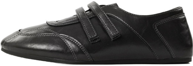 아르메데스 여성용 더블 스트랩 데일리 플랫 로퍼 AR-2024