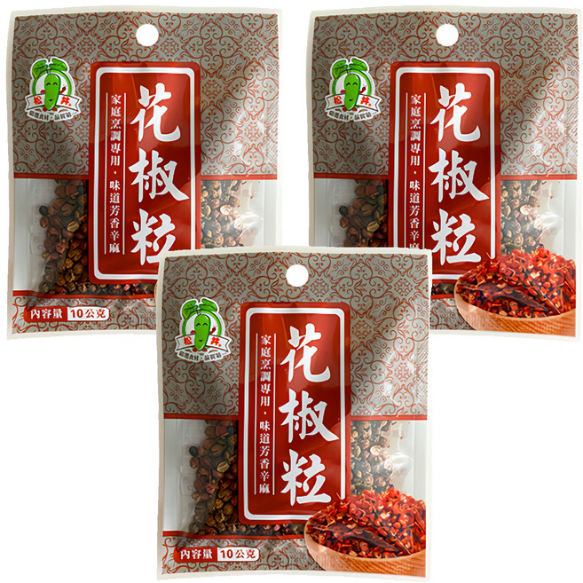 松井 花椒粒, 10g, 3包