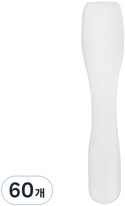 코살루 세타필 바디크림 뚜껑용 스푼 스페츌라 스푼, 60개