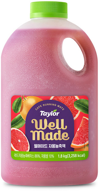 테일러 웰메이드 자몽 농축액, 1.8kg, 1개