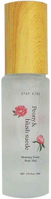 STAR KING 星之冠 典雅牡丹身體香氛噴霧, 30ml, 1瓶