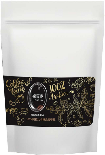 LODOJA 裸豆家 微微特南果咖啡豆 半磅, 1個, 全豆咖啡（未研磨）, 227g