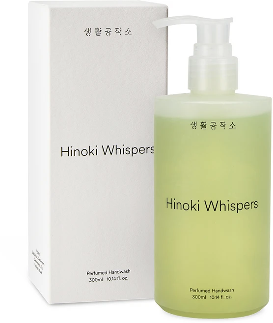 생활공작소 퍼퓸 핸드워시 히노끼위스퍼향, 300ml, 1개 - 쿠팡