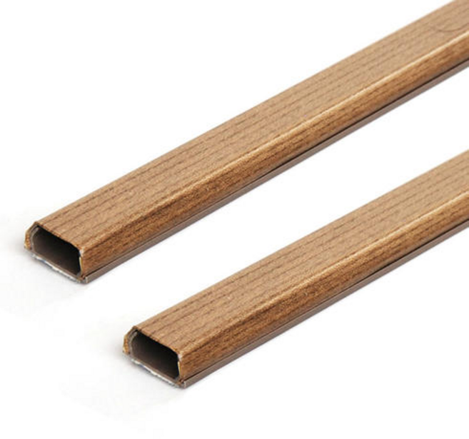 엘트리 무늬목전선보호관 23mm 2개입, 2세트, 우드